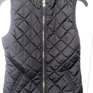 Old Navy Quilted Black Vest